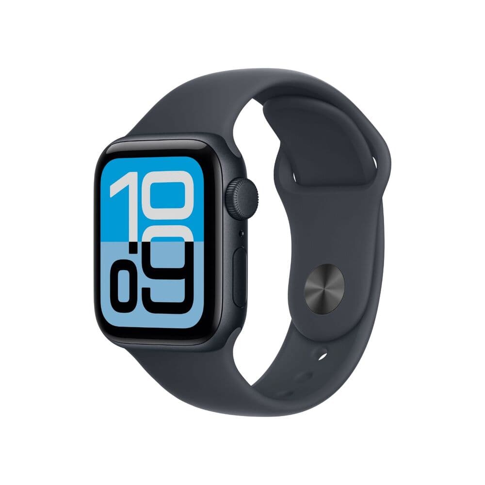 Apple Watch SE 3 GPS 40mm Midnight Aluminium Case with Midnight Sport Band S/M MEH94