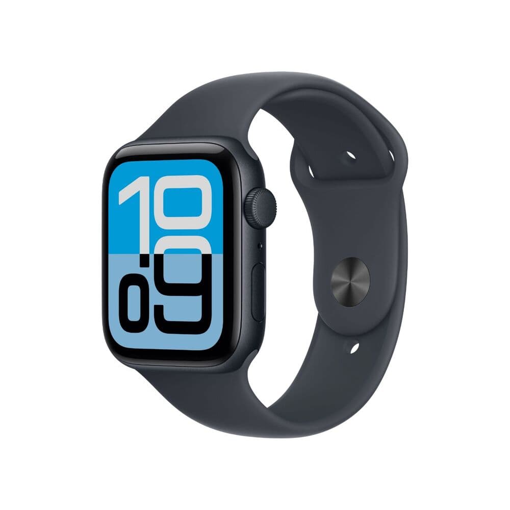Apple Watch SE 3 GPS 44mm Midnight Aluminium Case with Midnight Sport Band M/L MEHQ4