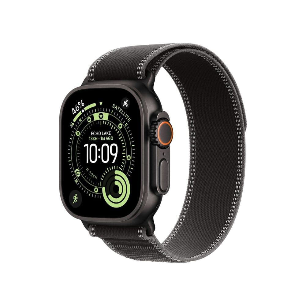 Apple Watch Ultra 3 5G 49mm Black Titanium Case with Black Charcoal Trail Loop M/L MF1H4