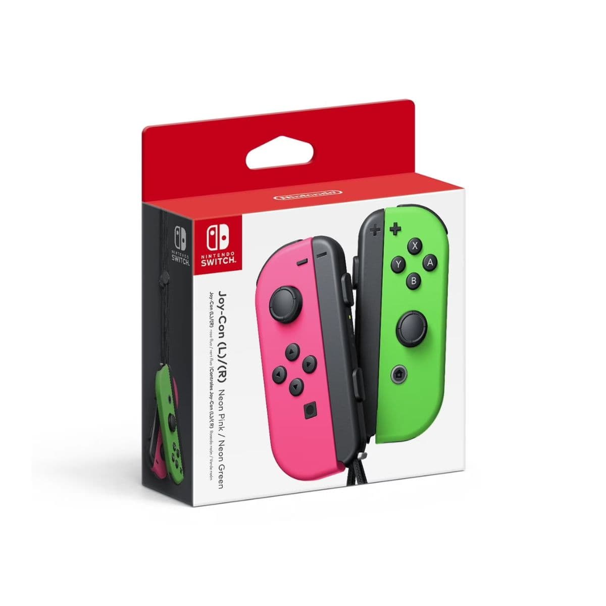 Nintendo Switch Joy-Con Controllers Neon Green / Neon Pink